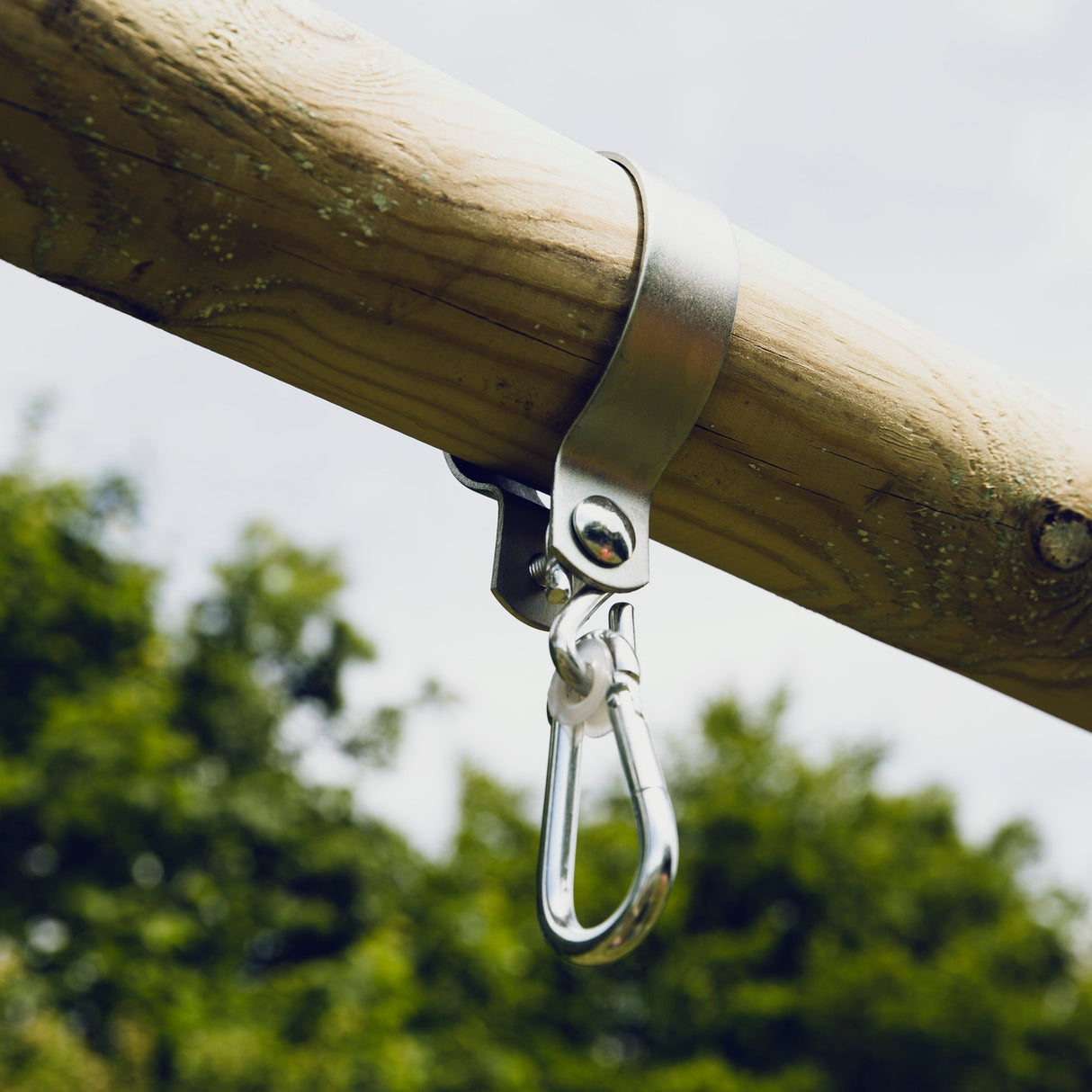 Gyngebeslag - rund Ø90 mm komplet