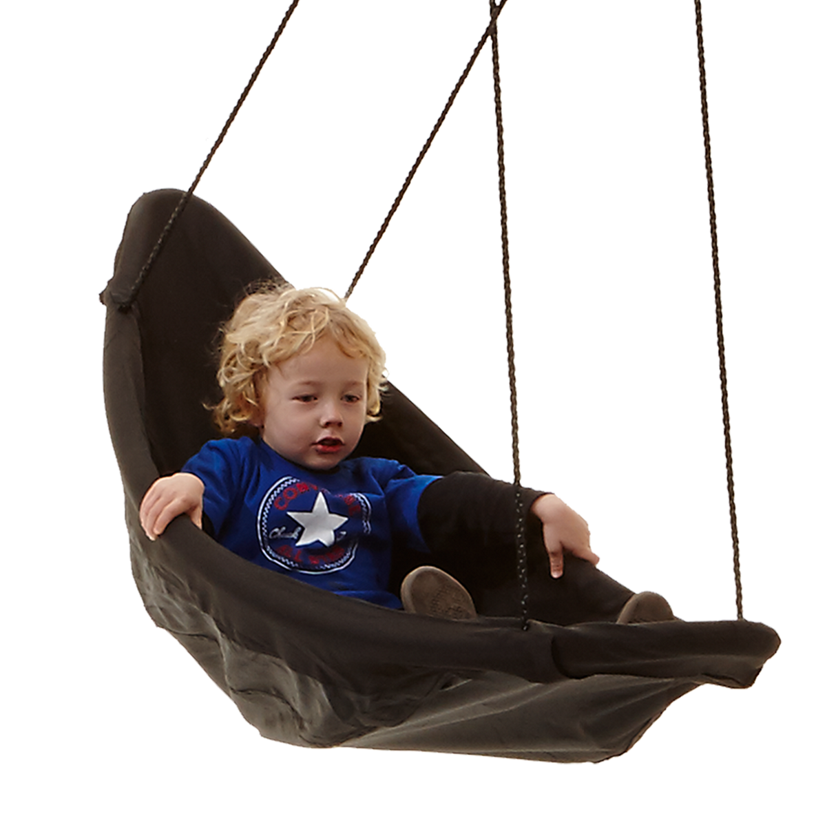 Kanogynge, sort 153 x 54 cm