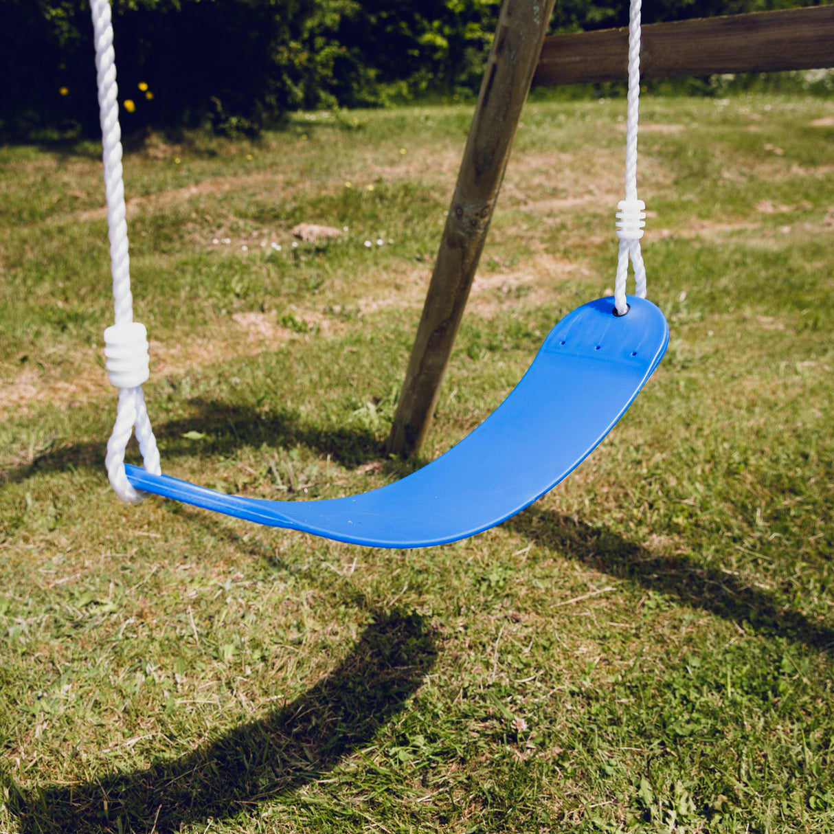 Blød gynge med reb - blå