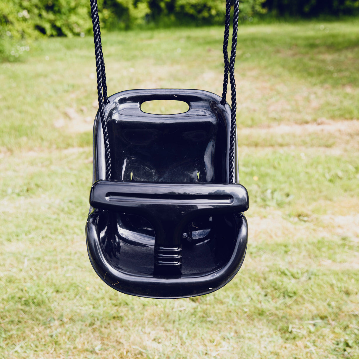 Babygynge med høj ryg - sort