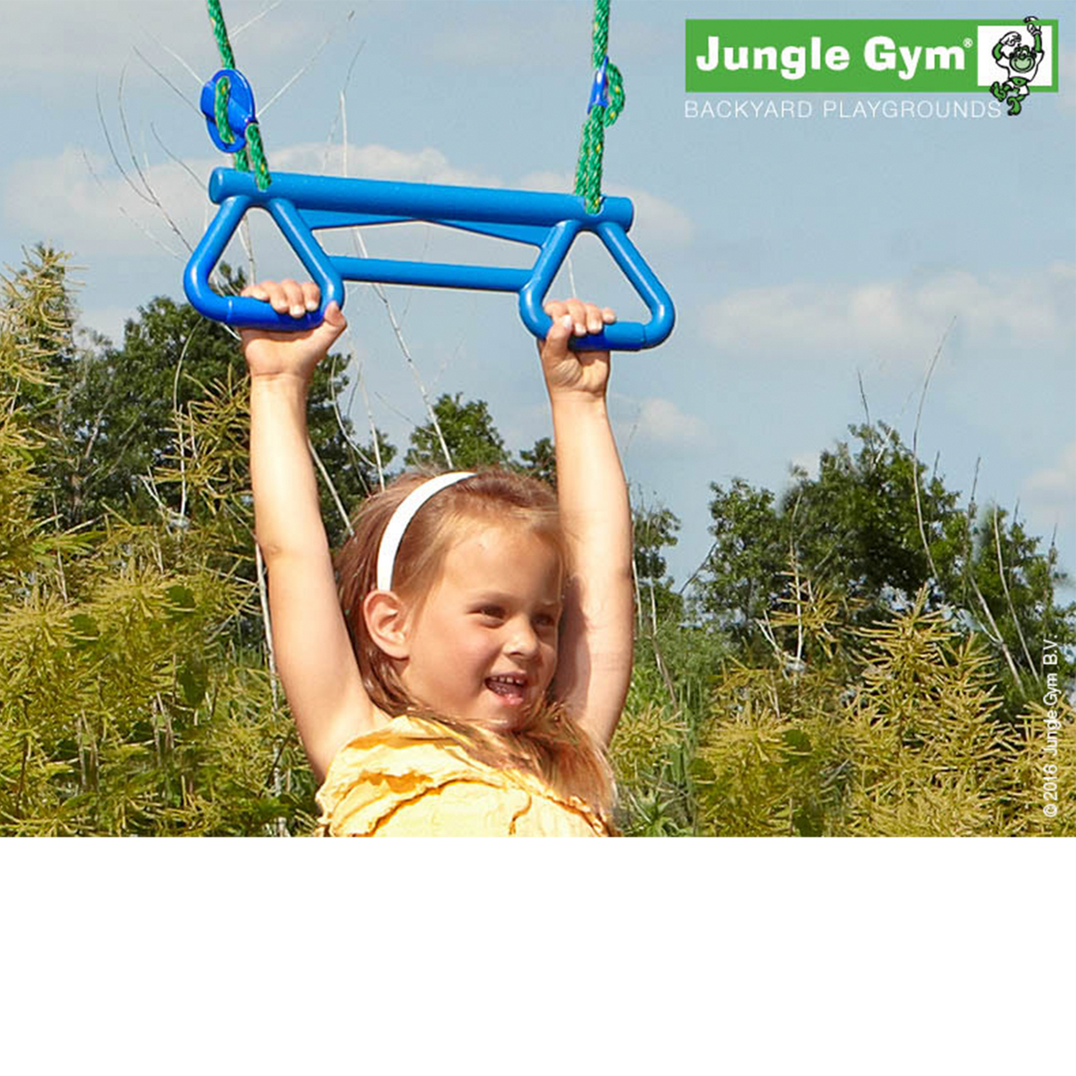 Monkey bar komplet kit, blå Jungle Gym