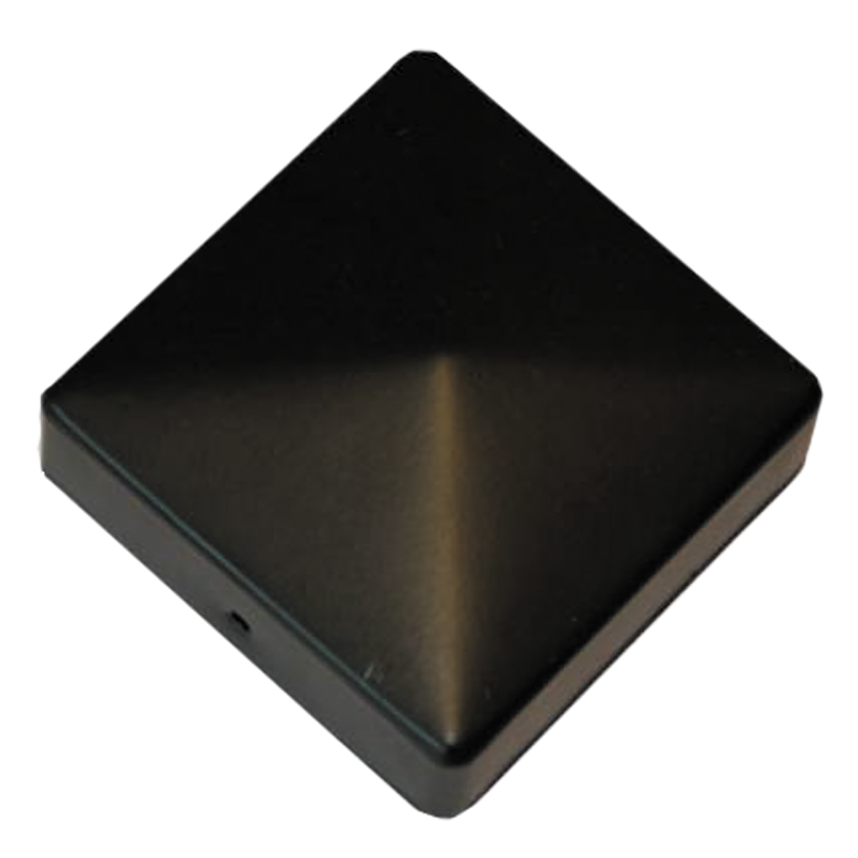 Stolpehat sort - 75 x 75 mm