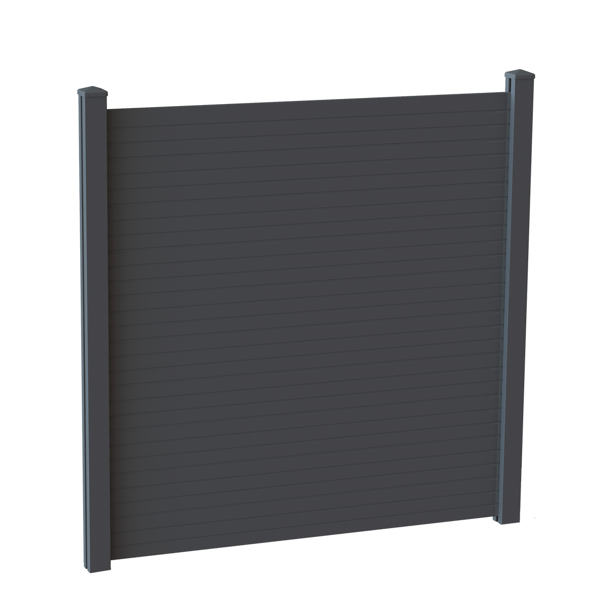 Aluminiumslameller for 100 x 100 cm hegn