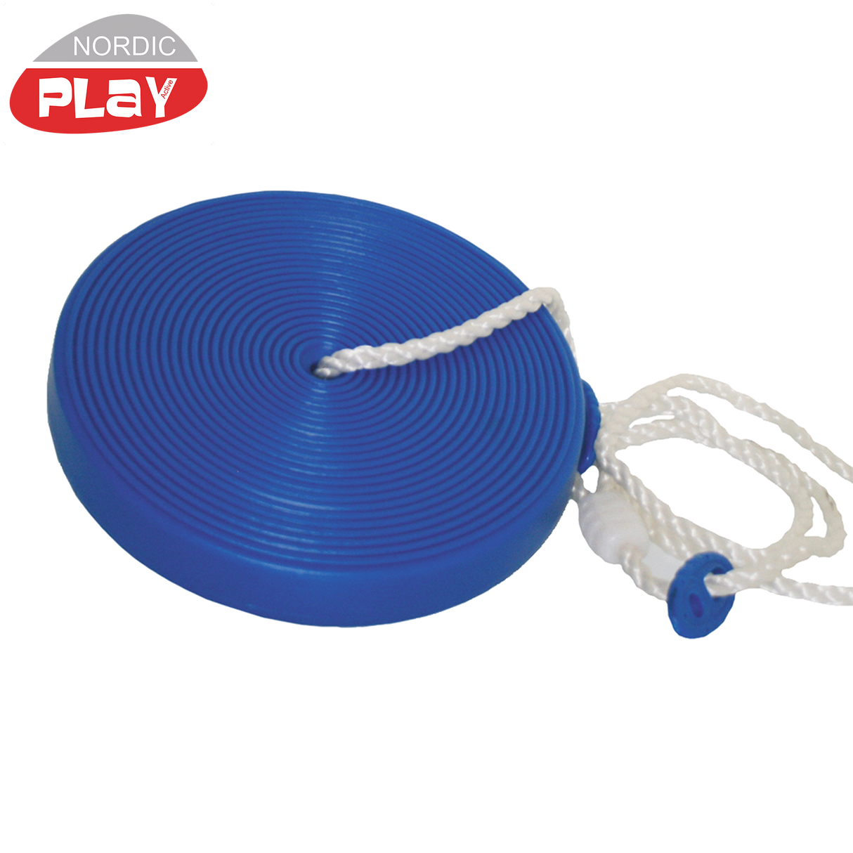 Tallerkengynge med reb - blå