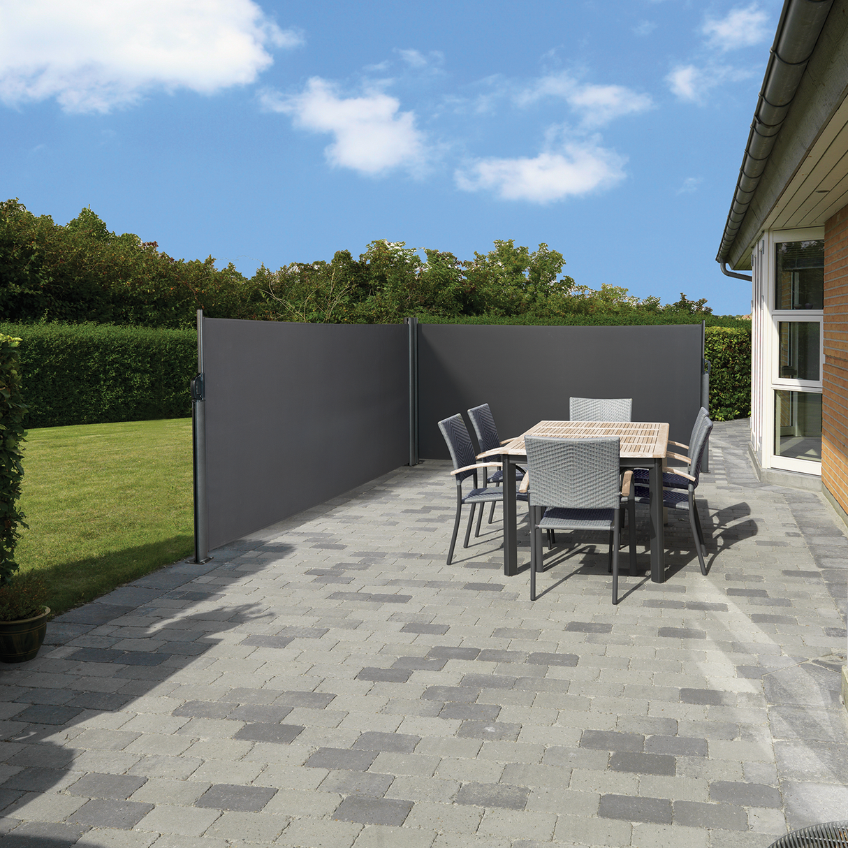 Udtrækssejl dobbelt 140 x 600 cm