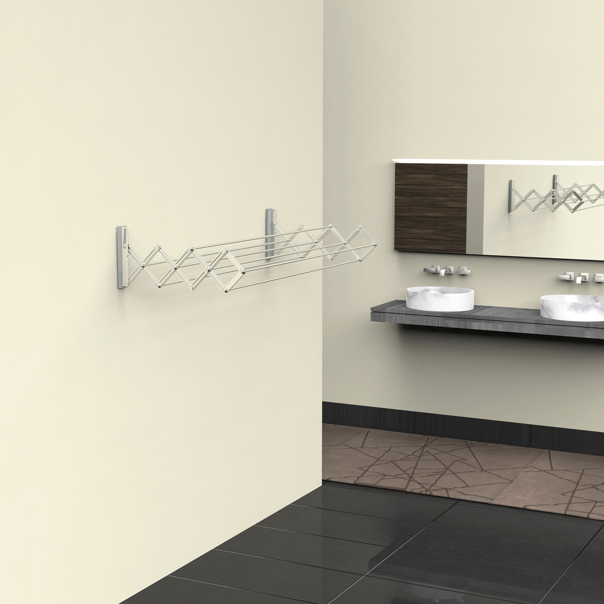 Tørrestativ Artweger by væghængt - 80 cm