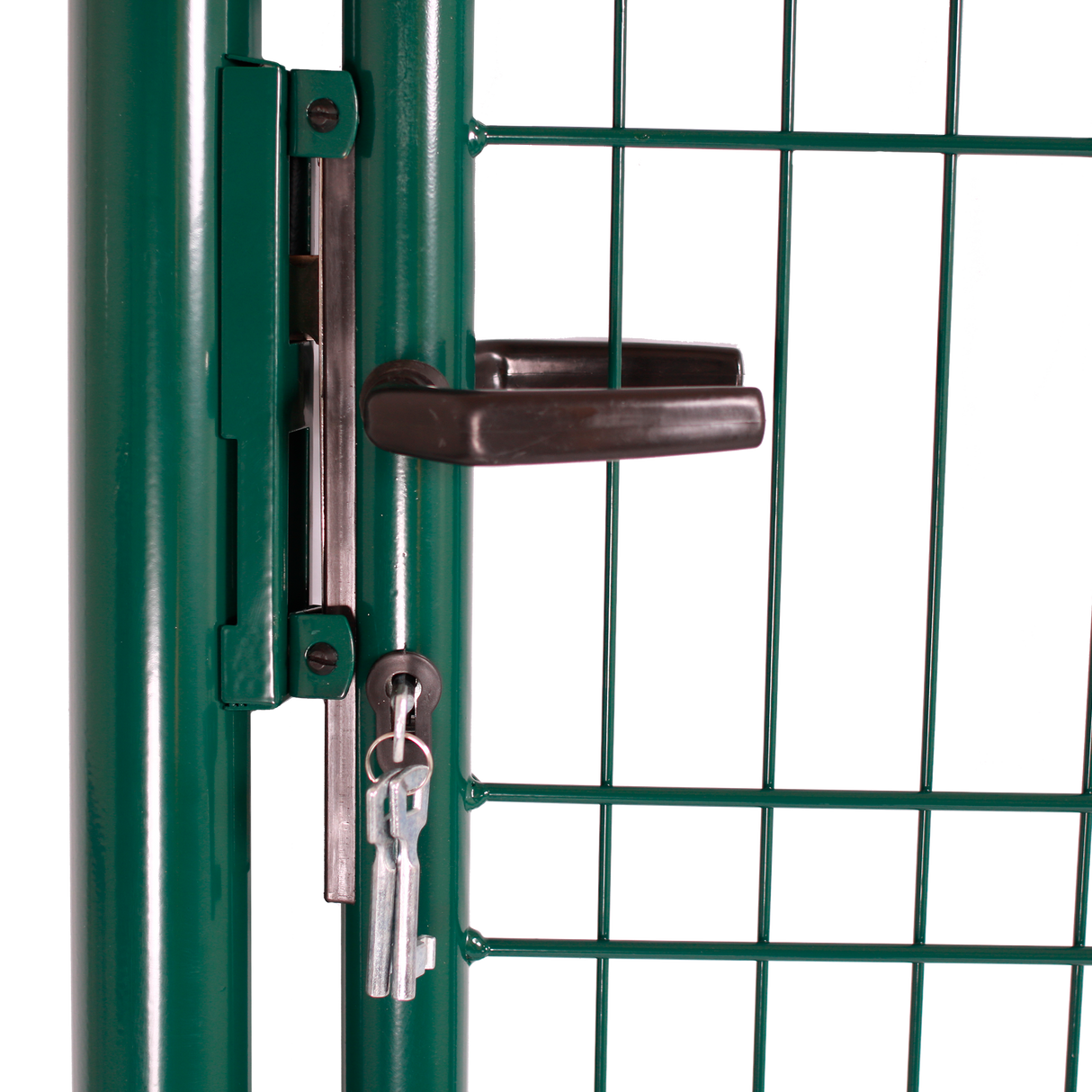 Låge for panelhegn 103 x 118 cm, grøn