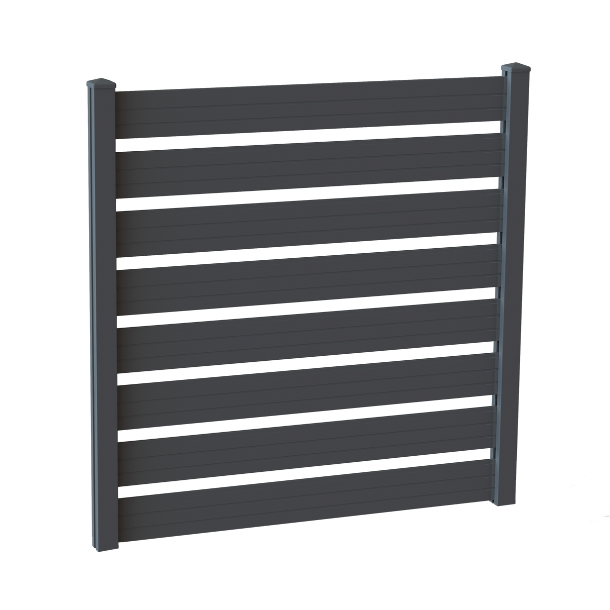 Aluminiumslameller for 100 x 100 cm hegn