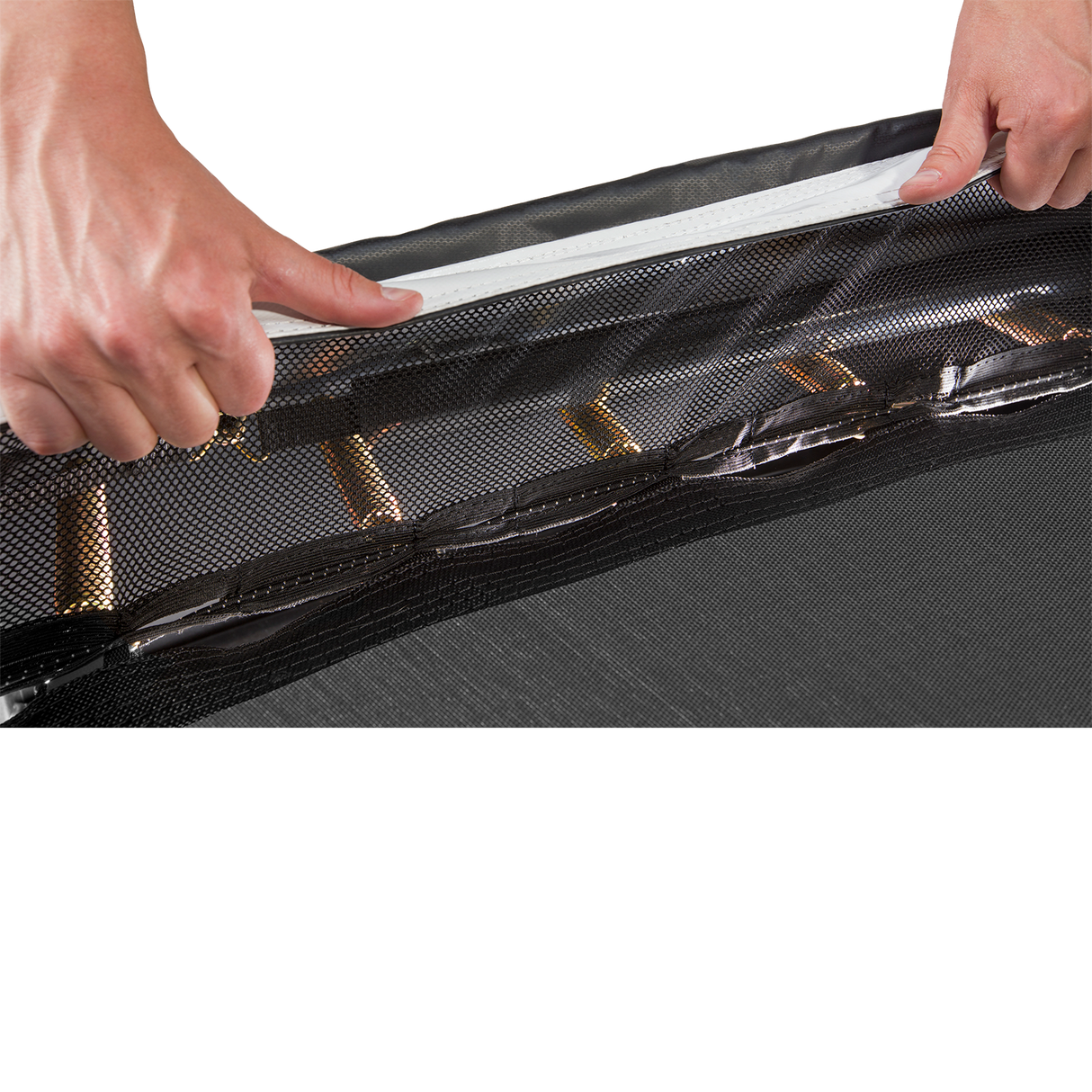 Trampolin Royal Baseground Sport 396 x 244 cm, sort Salta