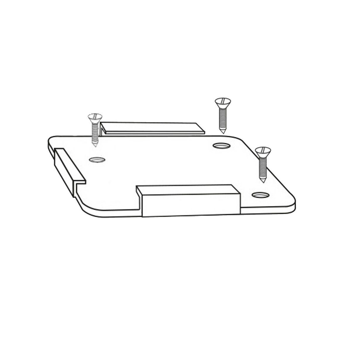 Supplerende fod til udtrækssejl slutstolpe