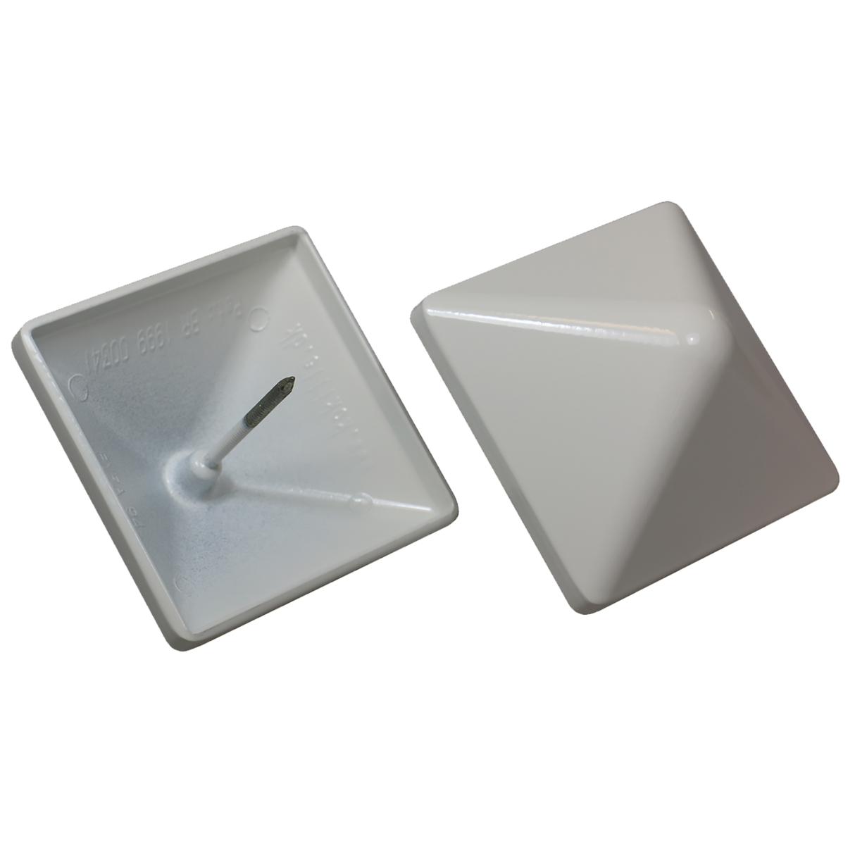 Kokille hvid alutop - PYRA 94 stolpehat