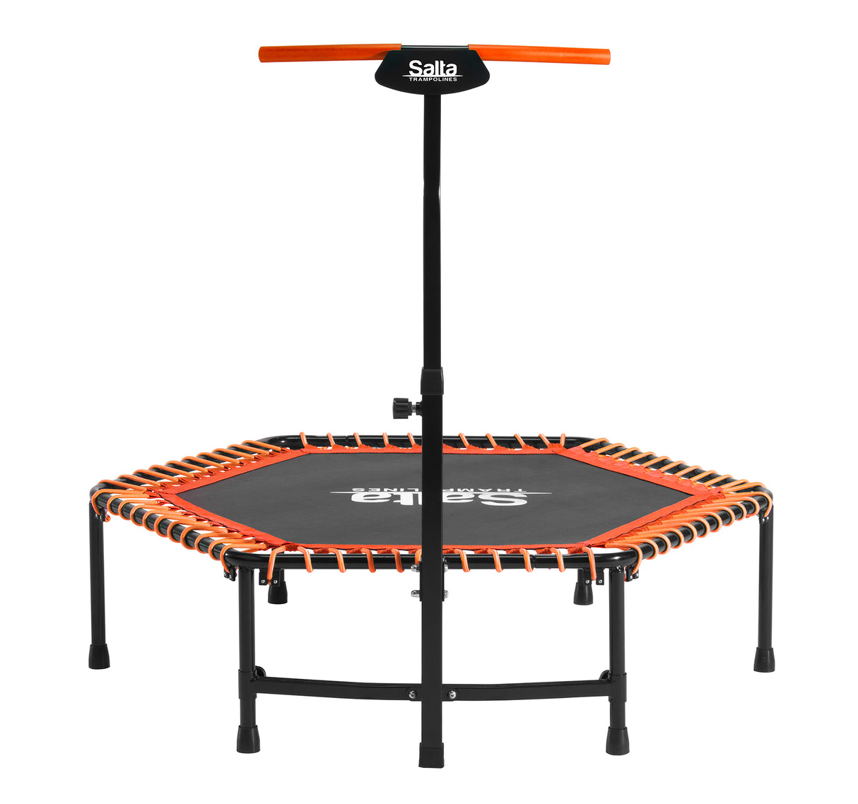 Fitness trampolin med håndtag, orange Salta