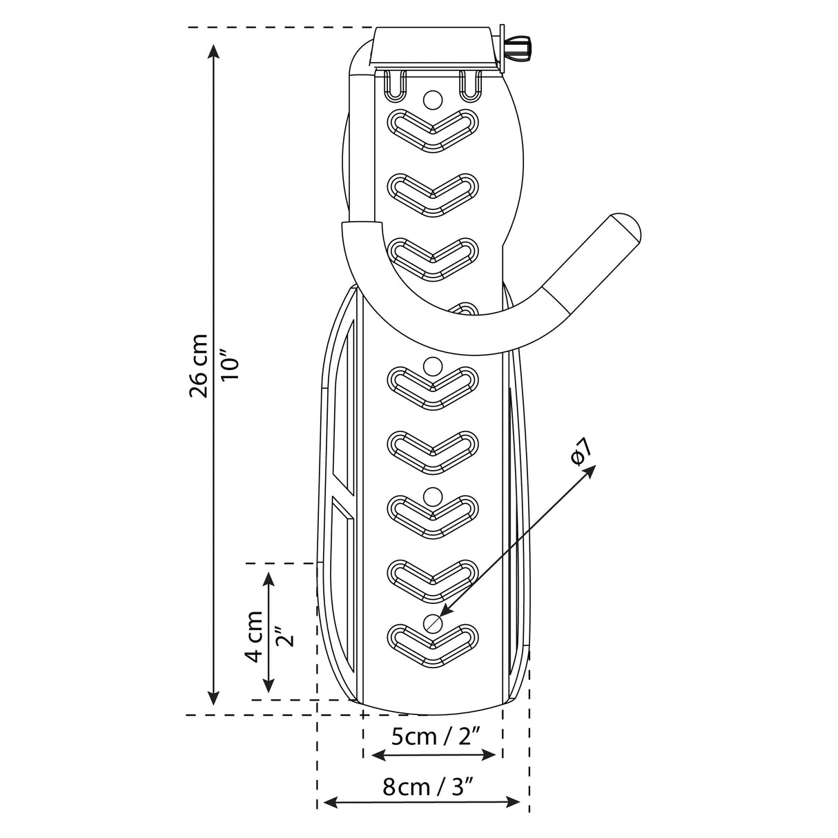 Cykelholder vertikal Palram - Canopia