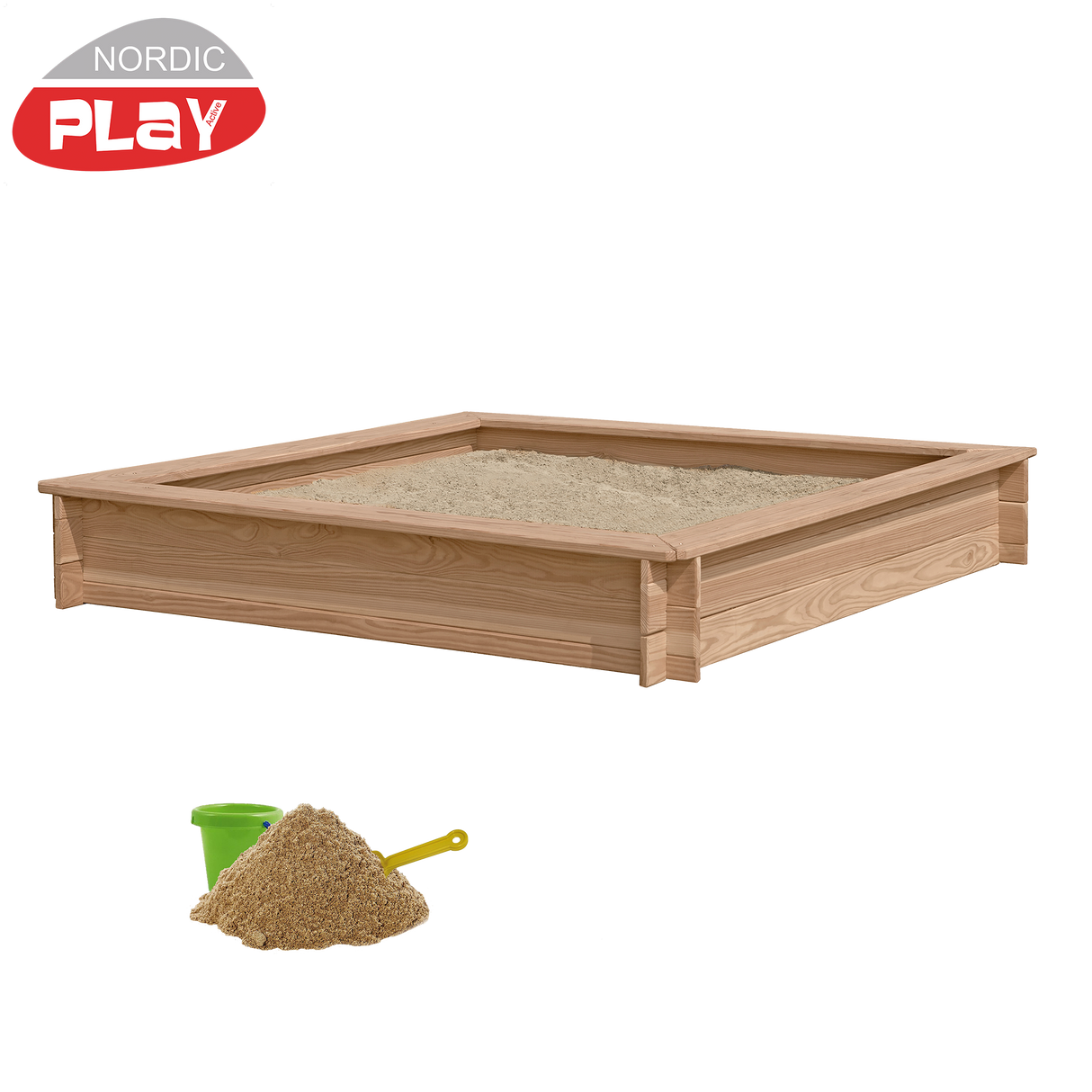 Sandkasse lærk og 240 kg sand