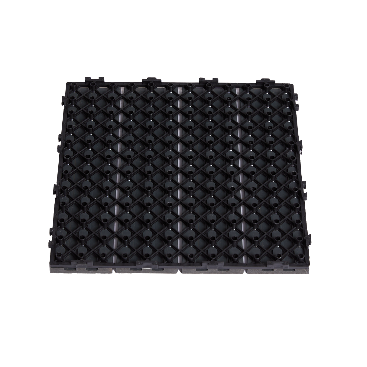 Terrasseflise komposit 30 x 30 cm 4-pak, grå