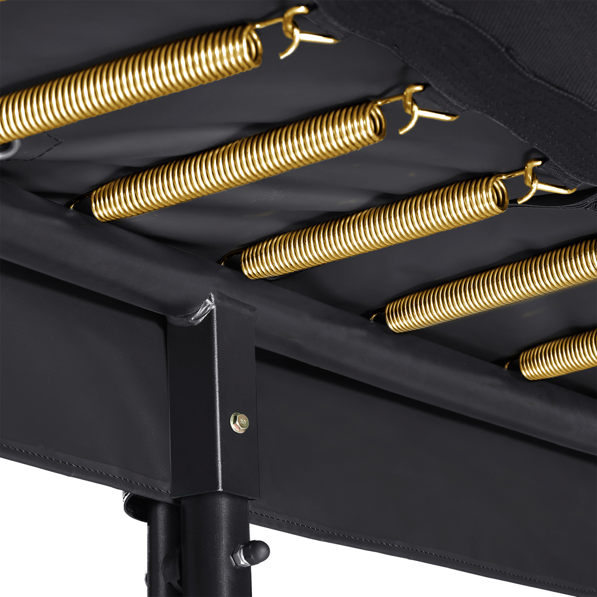 Trampolin First Class rektangulær 427 x 244 cm, sort inkl. stige og sikkerhedsnet Salta