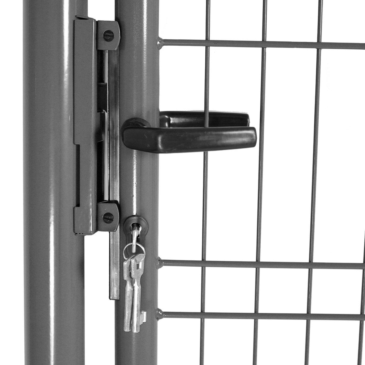 Låge for panelhegn 103 x 118 cm, grå