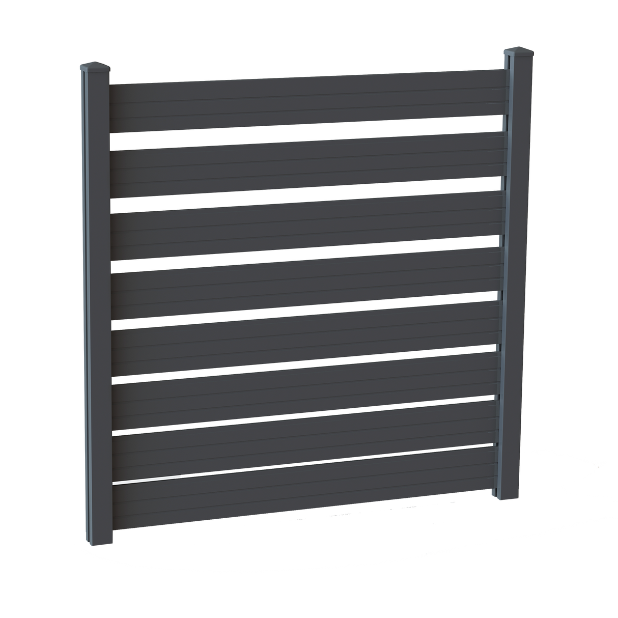 Aluminiumslameller for 100 x 100 cm hegn