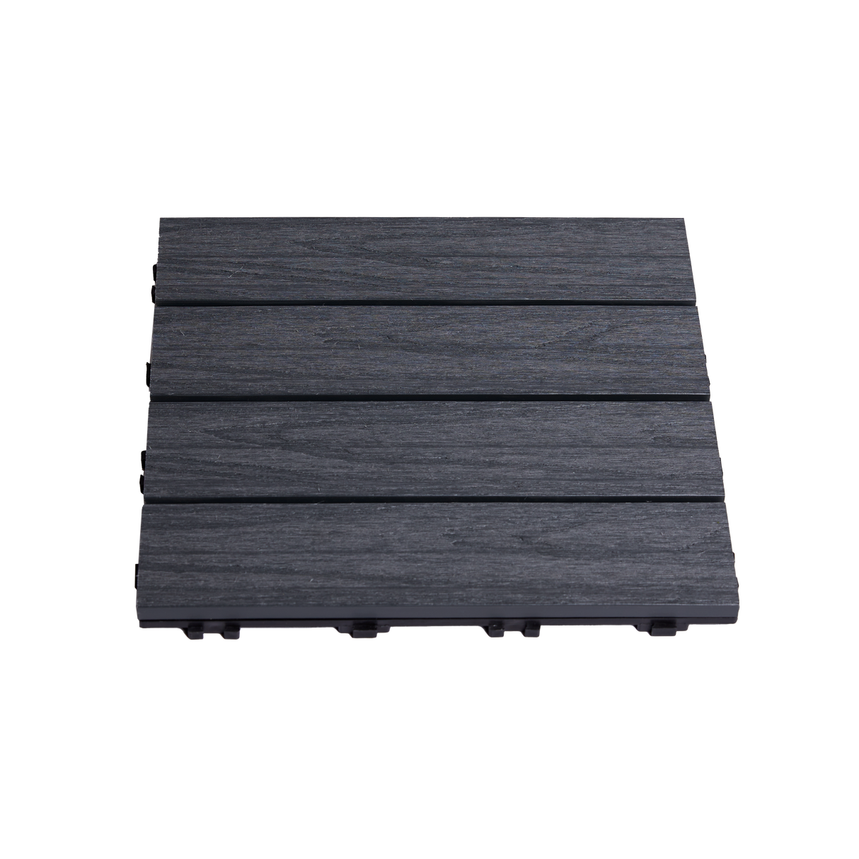 Terrasseflise komposit 30 x 30 cm 4-pak, grå