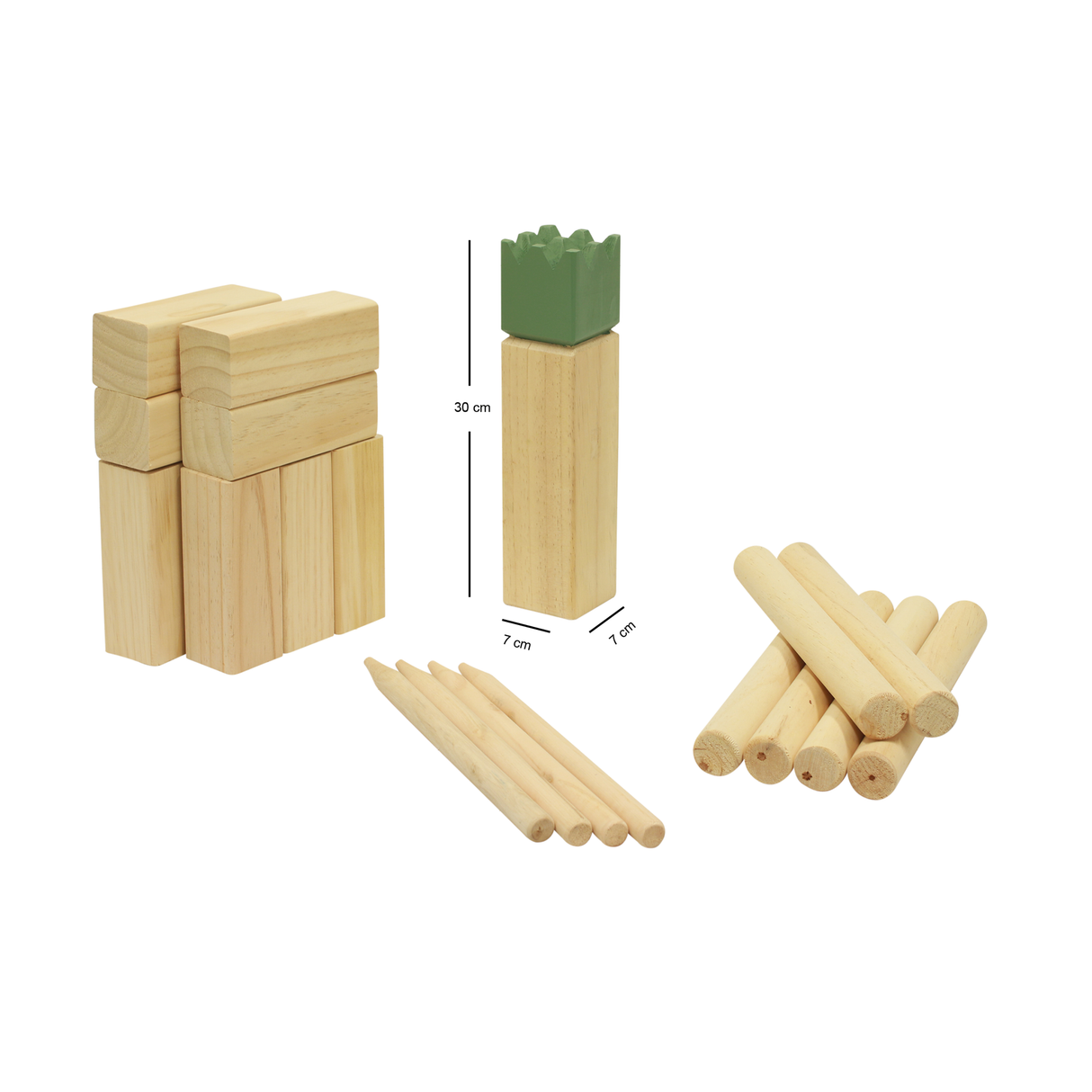 Kubb/vikingespil deluxe XXL NORDIC Games