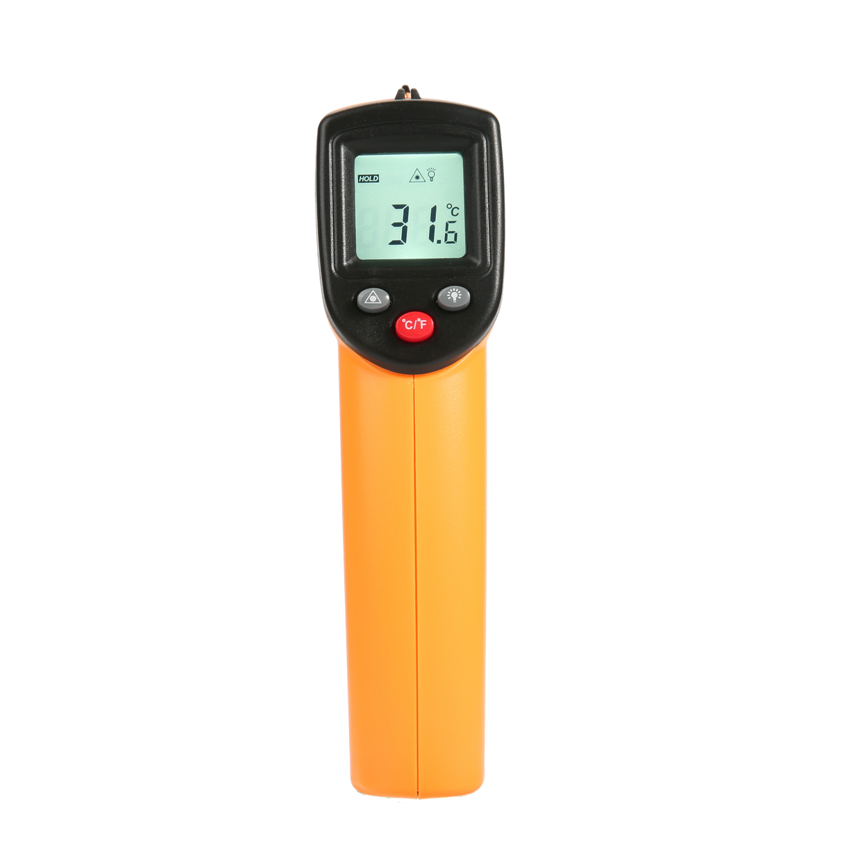NAPOLI infrarød termometer, orange/sort