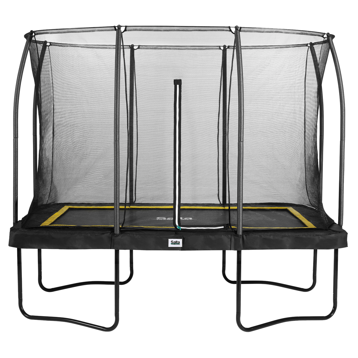 Trampolin Comfort Edition rektangulær 305 x 214 cm, sort inkl. sikkerhedsnet Salta