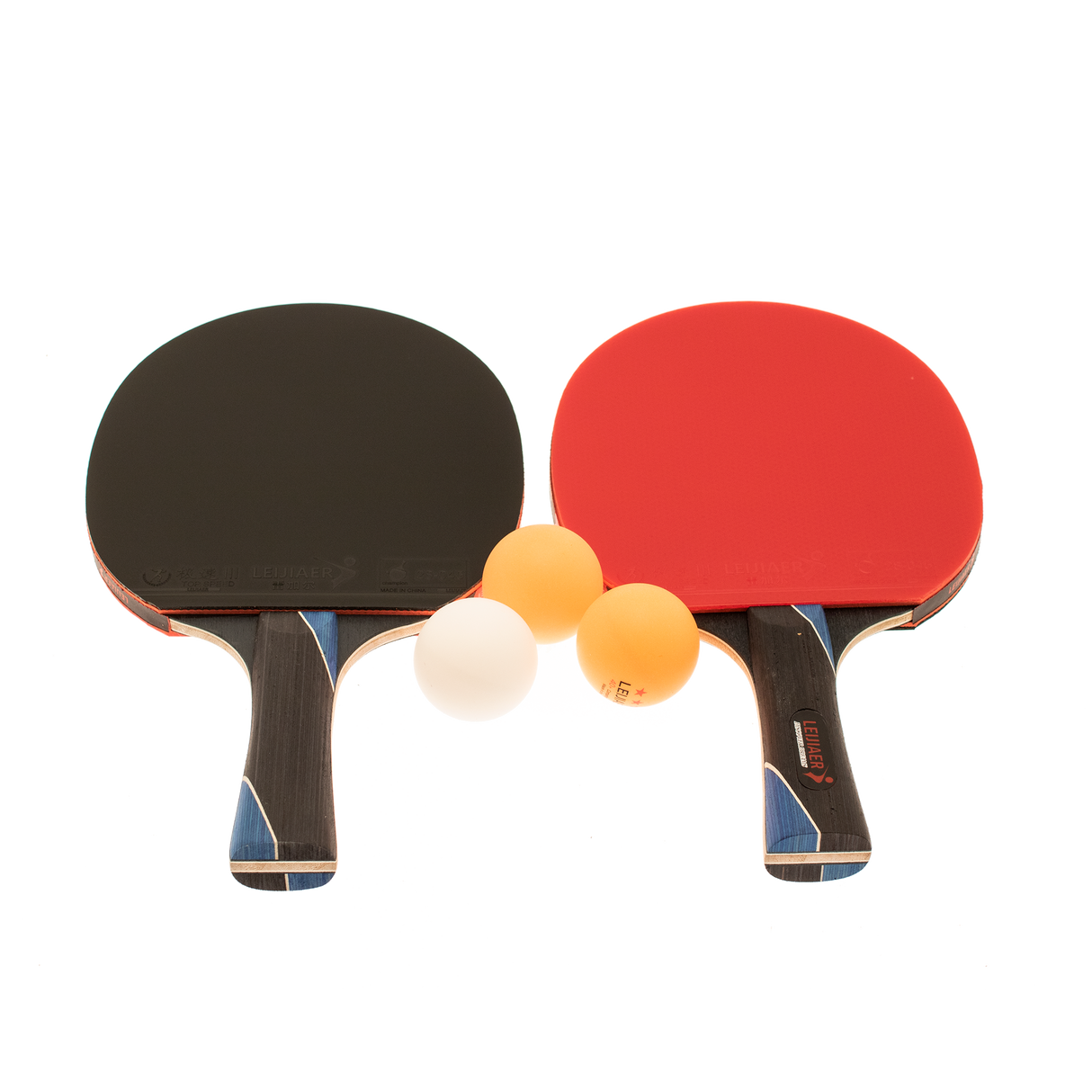 Bordtennis bat - PRO 2 bat og 3 bolde NORDIC Games