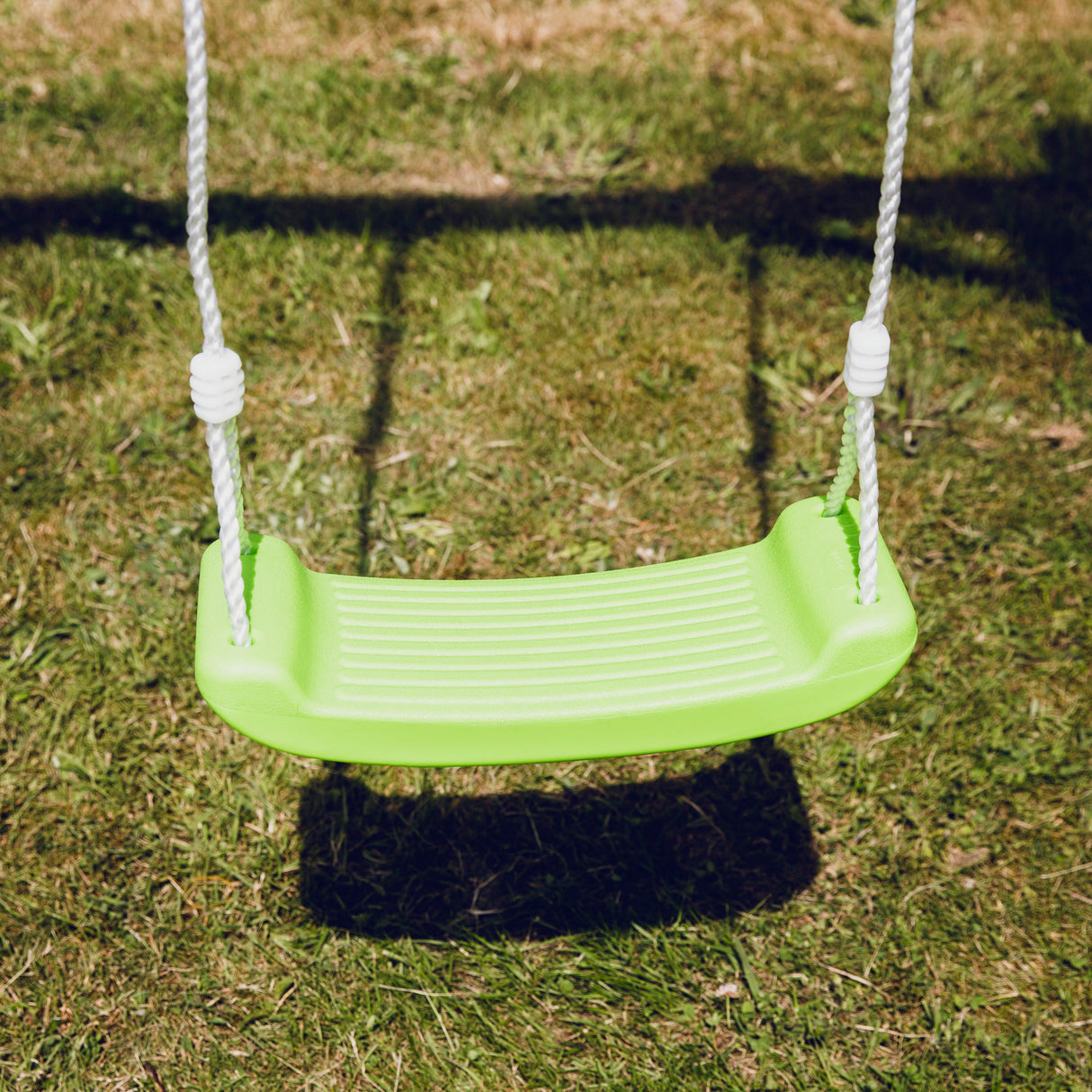 Gyngesæde med reb - lime