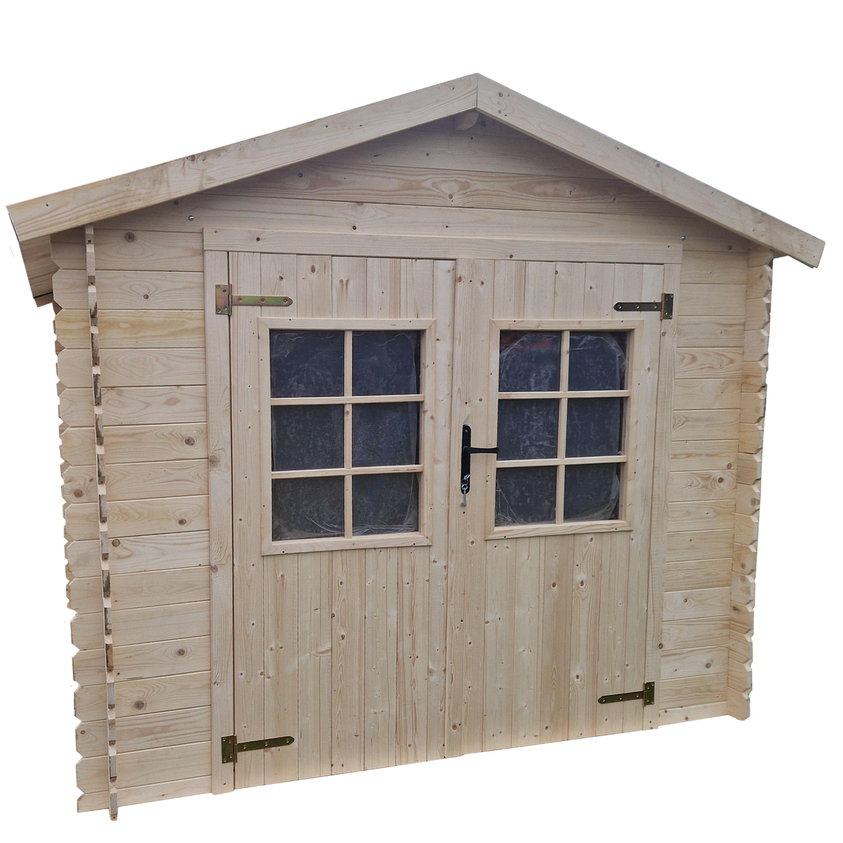 Redskabsrum model Møn ubehandlet ekskl. gulv og tagpap