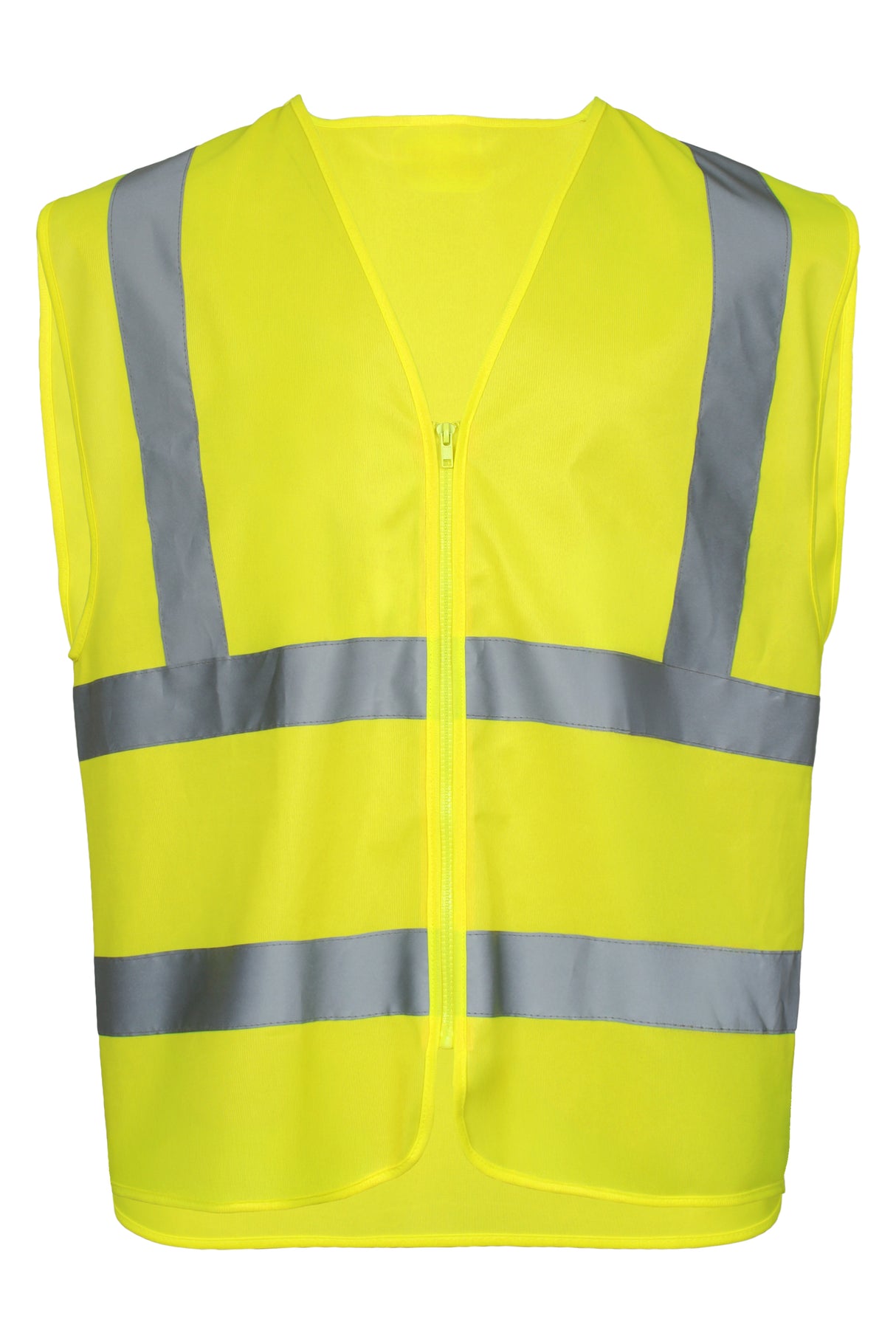 Hi-Vis Sikkerhedsvest m. lynlås - Saturn Gul