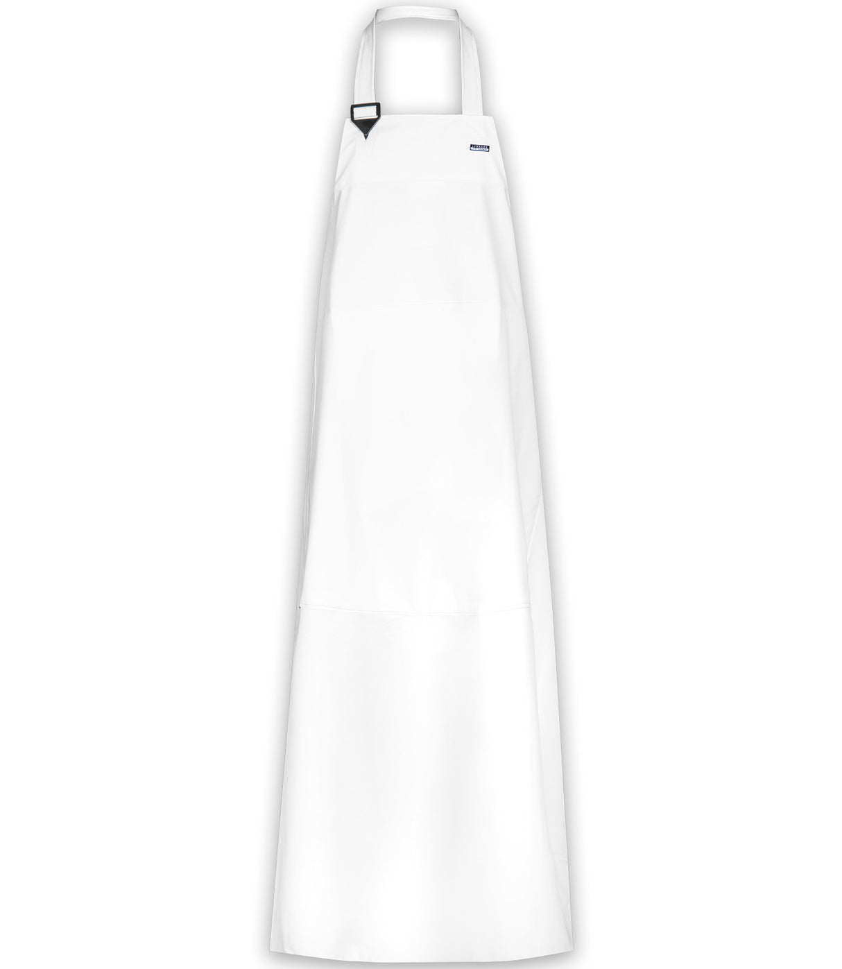 Forklæde i kraftig PU kvalitet - Hvid