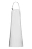 Forklæde i kraftig PU/PVC kvalitet - Hvid