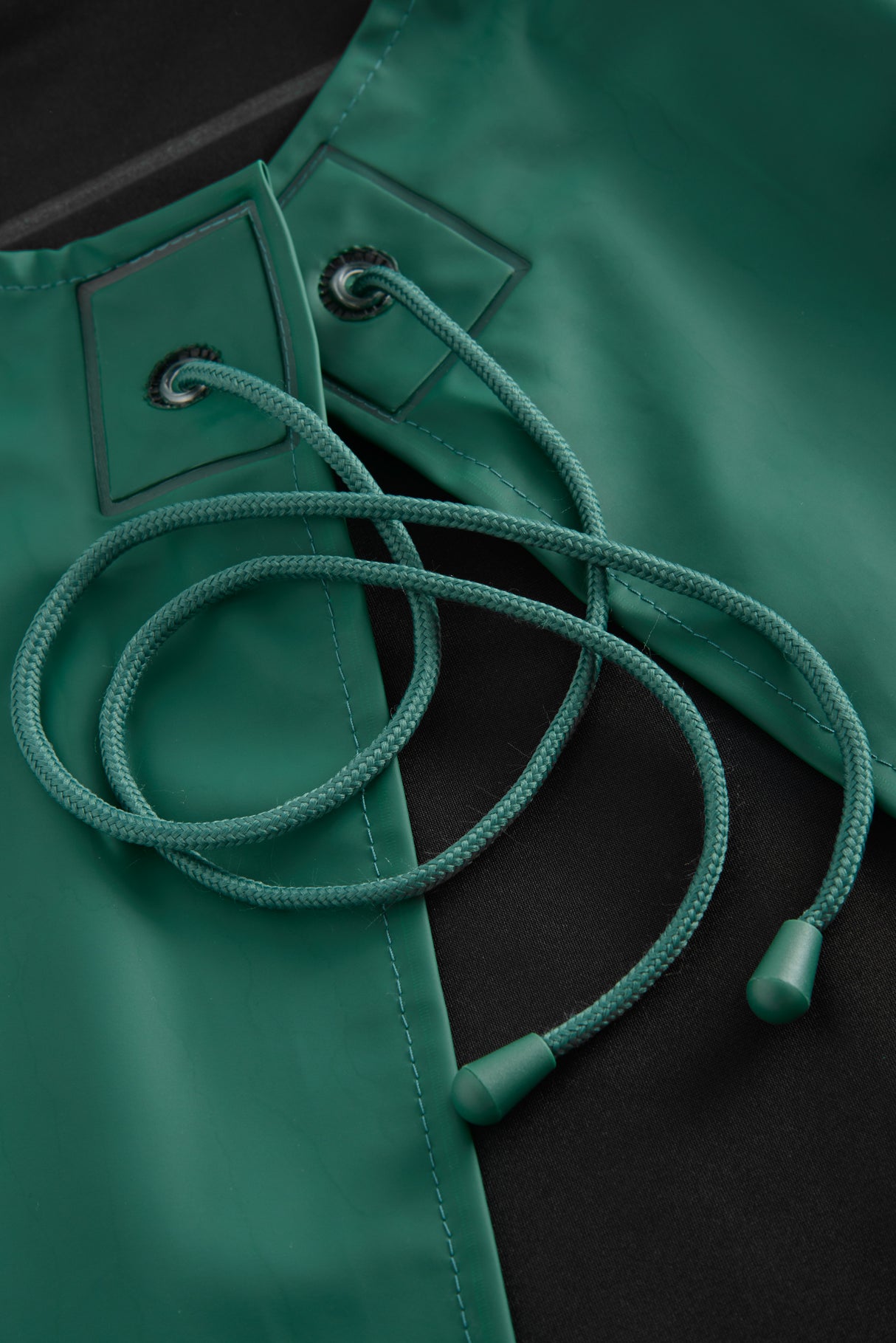 Forklæde i kraftig PU/PVC kvalitet - Lysegrøn