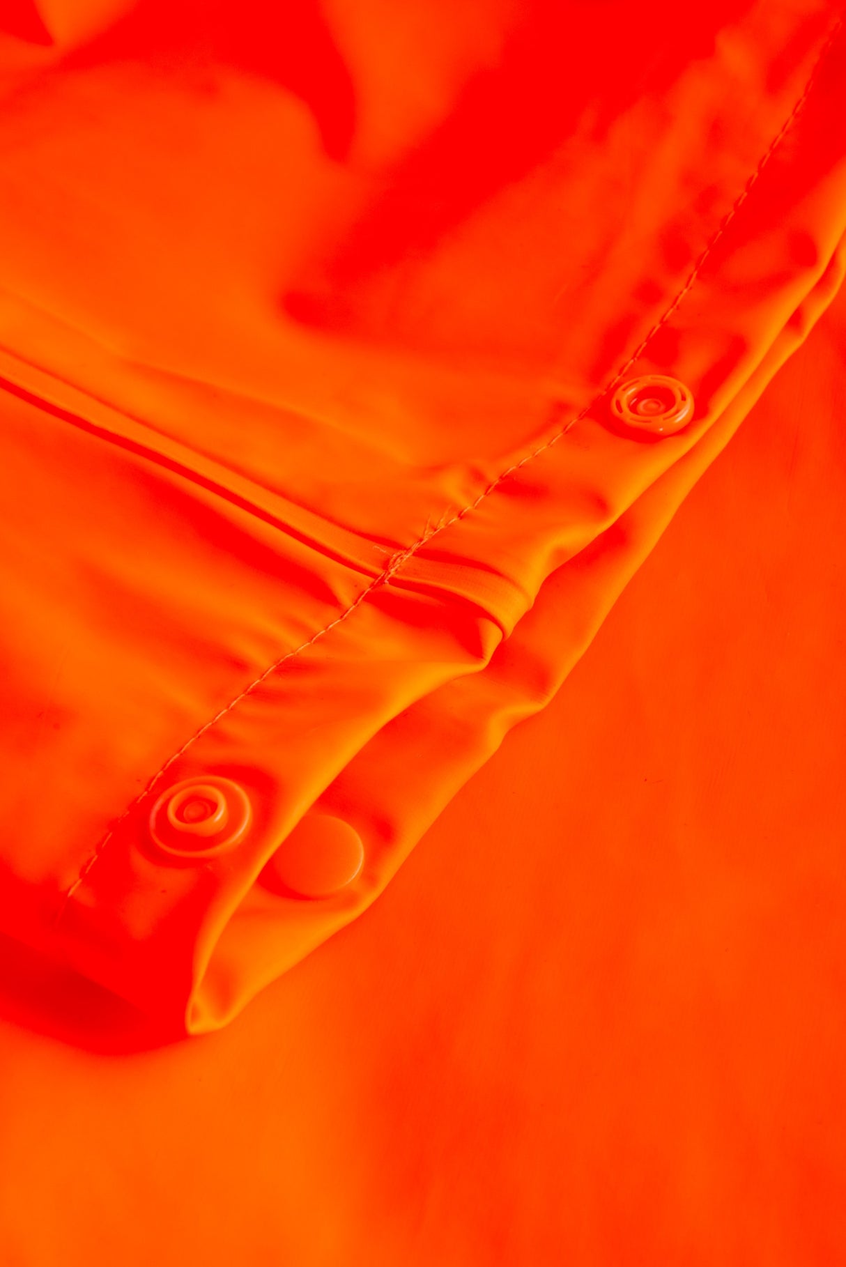 Regndragt i PU kvalitet - Hi-Vis Orange