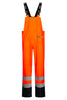 Hi-Vis regnoveralls i PU kvalitet - Hi-Vis Orange / Navy