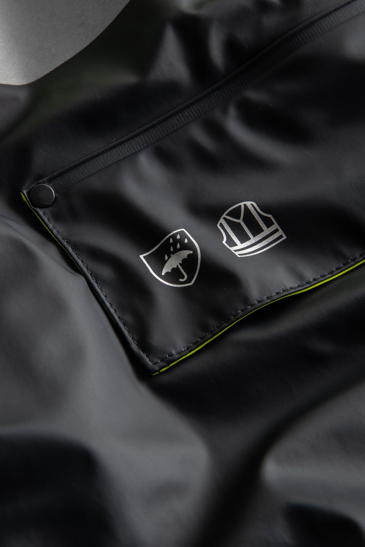 Hi-Vis vinterkedeldragt i PU kvalitet med quiltet foer - Saturn Gul / Navy