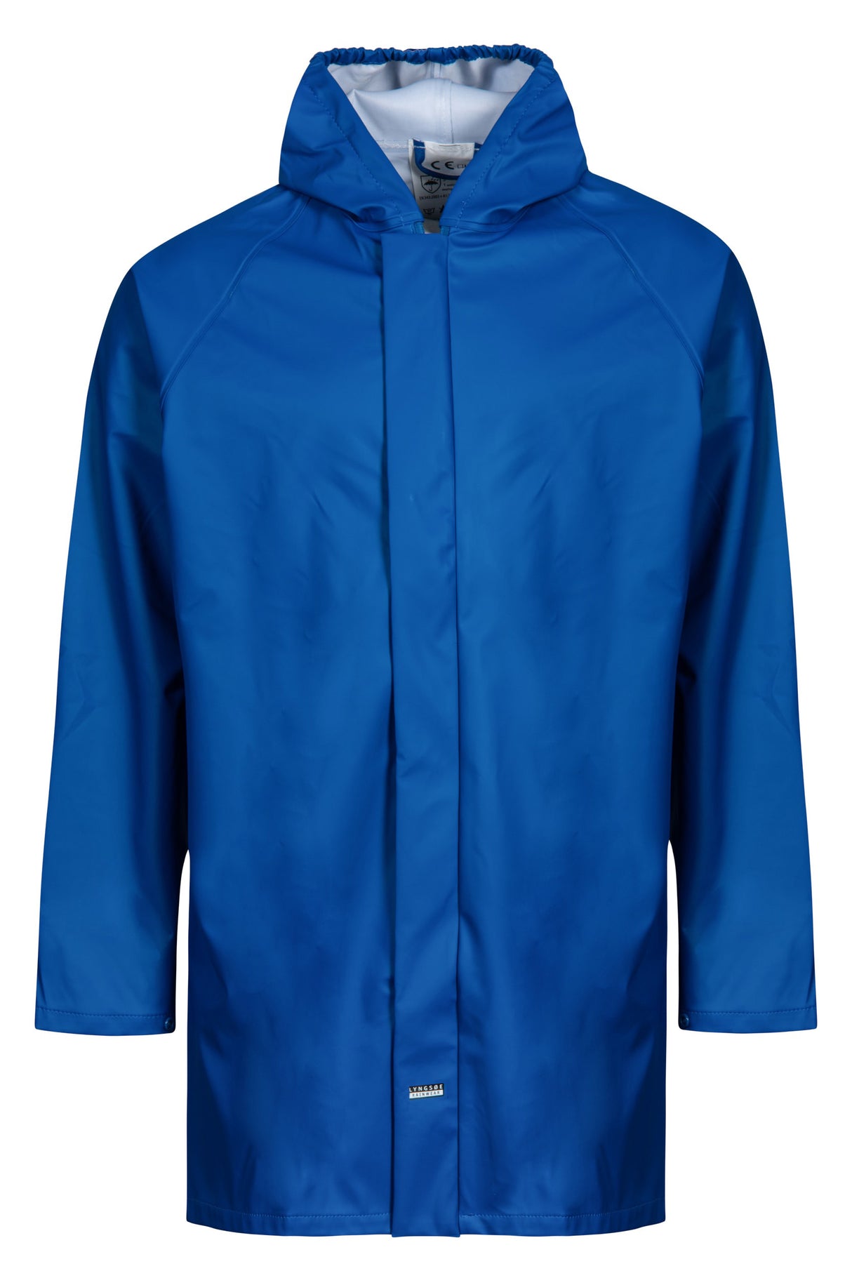 Rengøringsjakke i kraftig PU kvalitet - Royal Blå