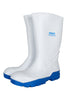 Lette, holdbare og behagelige sikkerheds støvler i PU kvalitet - Hvid / Royal Blå