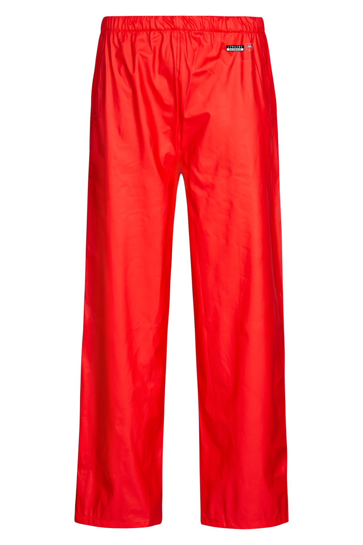 Regnbukser i PU kvalitet - Rød