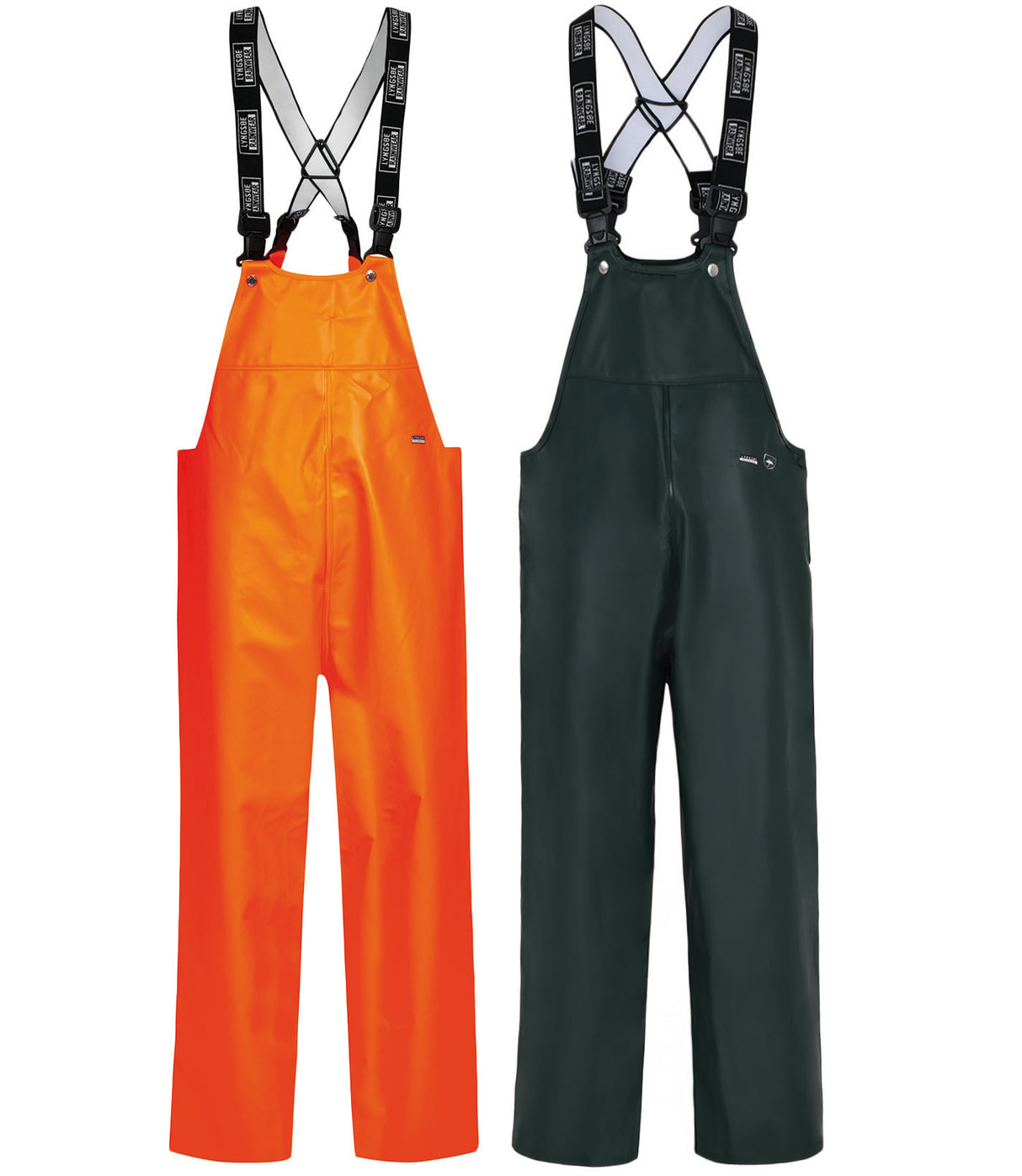 Regnoveralls i ekstra kraftig PVC kvalitet - Hi-Vis Orange