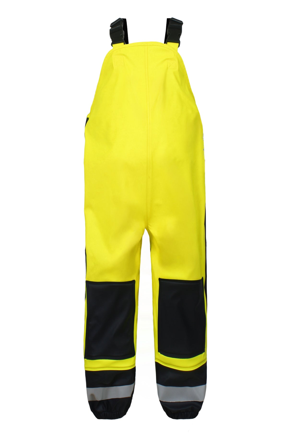 Børne Regnsæt i PU kvalitet - Saturn Gul / Navy