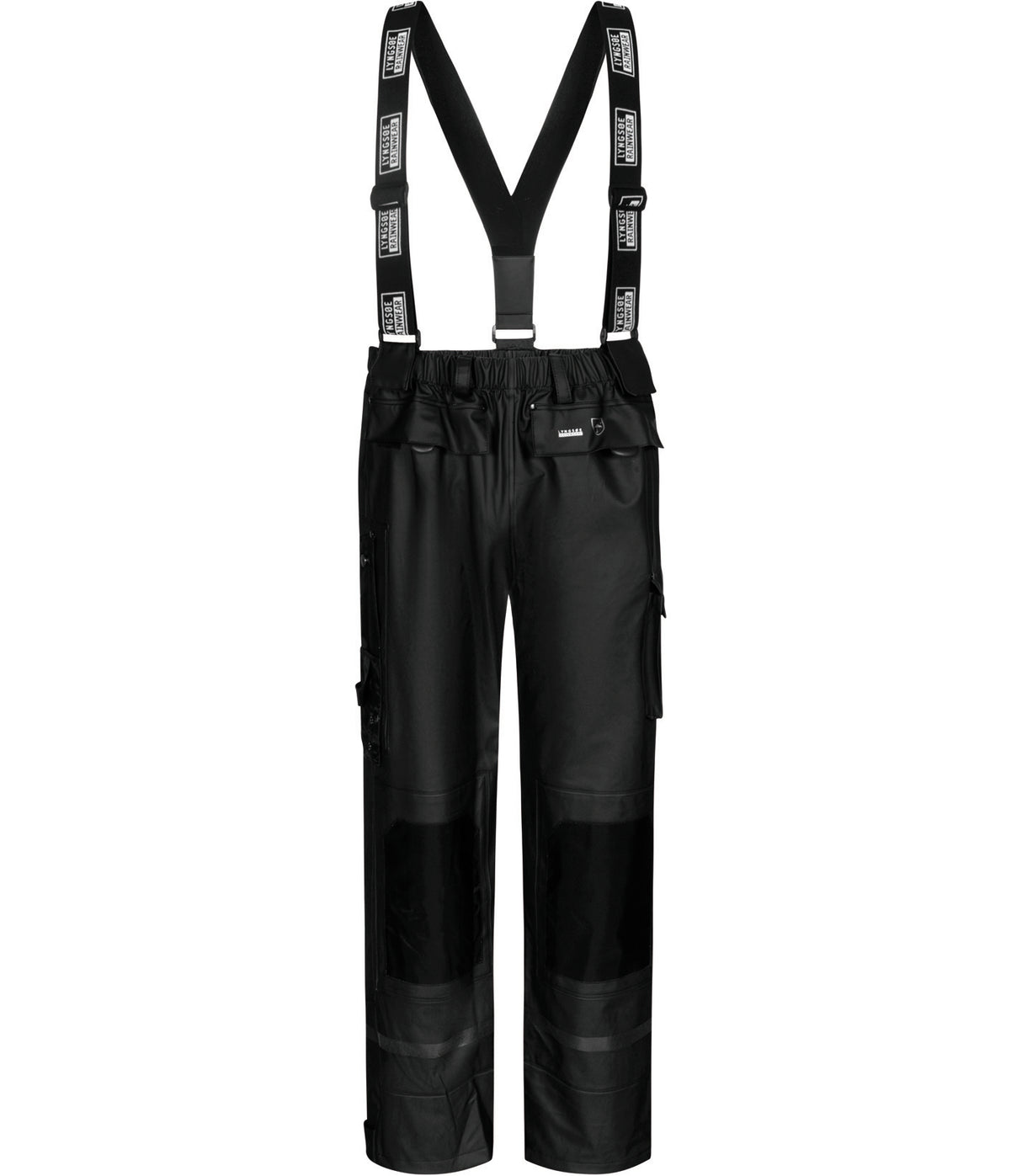 Regnbukser i kraftig PU kvalitet - Sort