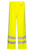 Hi-Vis regnbukser i PU kvalitet med RWS-reflekser - Saturn Gul