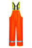 Fiskeoveralls i ekstra kraftig PVC kvalitet - Hi-Vis Orange / Navy