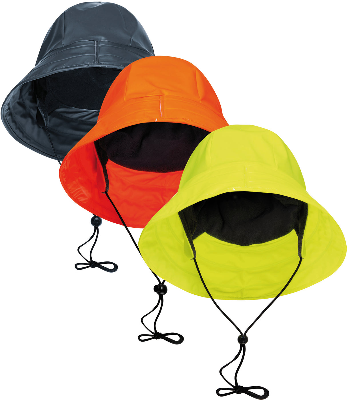 Sydvest med justerbar hagerem og fleece foer - Navy