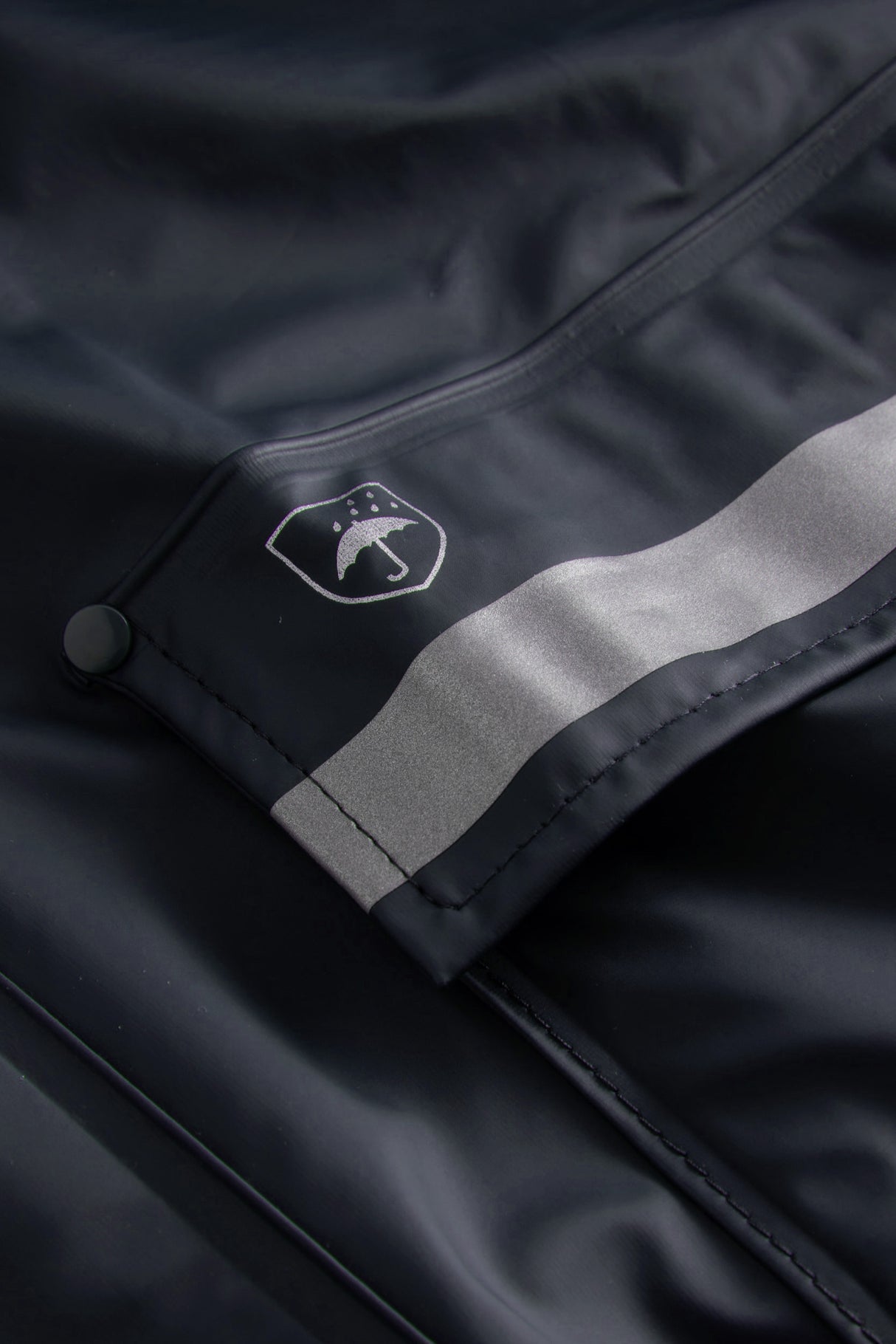 Regnjakke i PU kvalitet - Navy