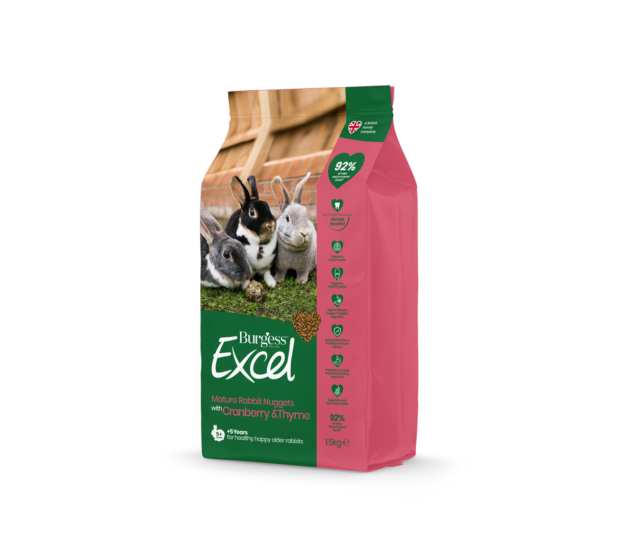 Excel Rabbit Mature Cranberry & Thyme 1,5 kg