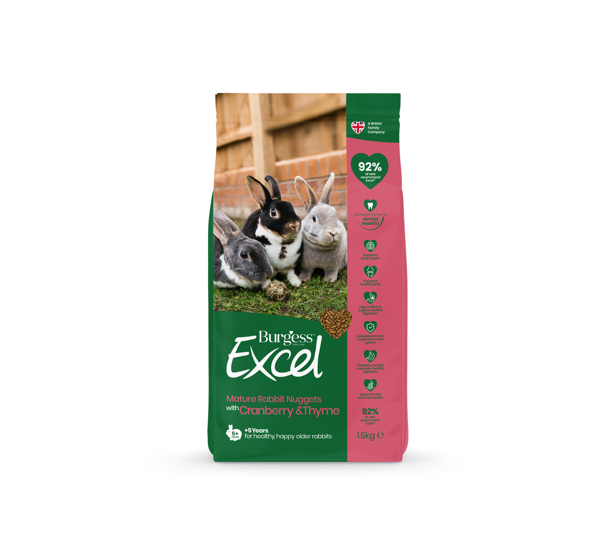 Excel Rabbit Mature Cranberry & Thyme 1,5 kg