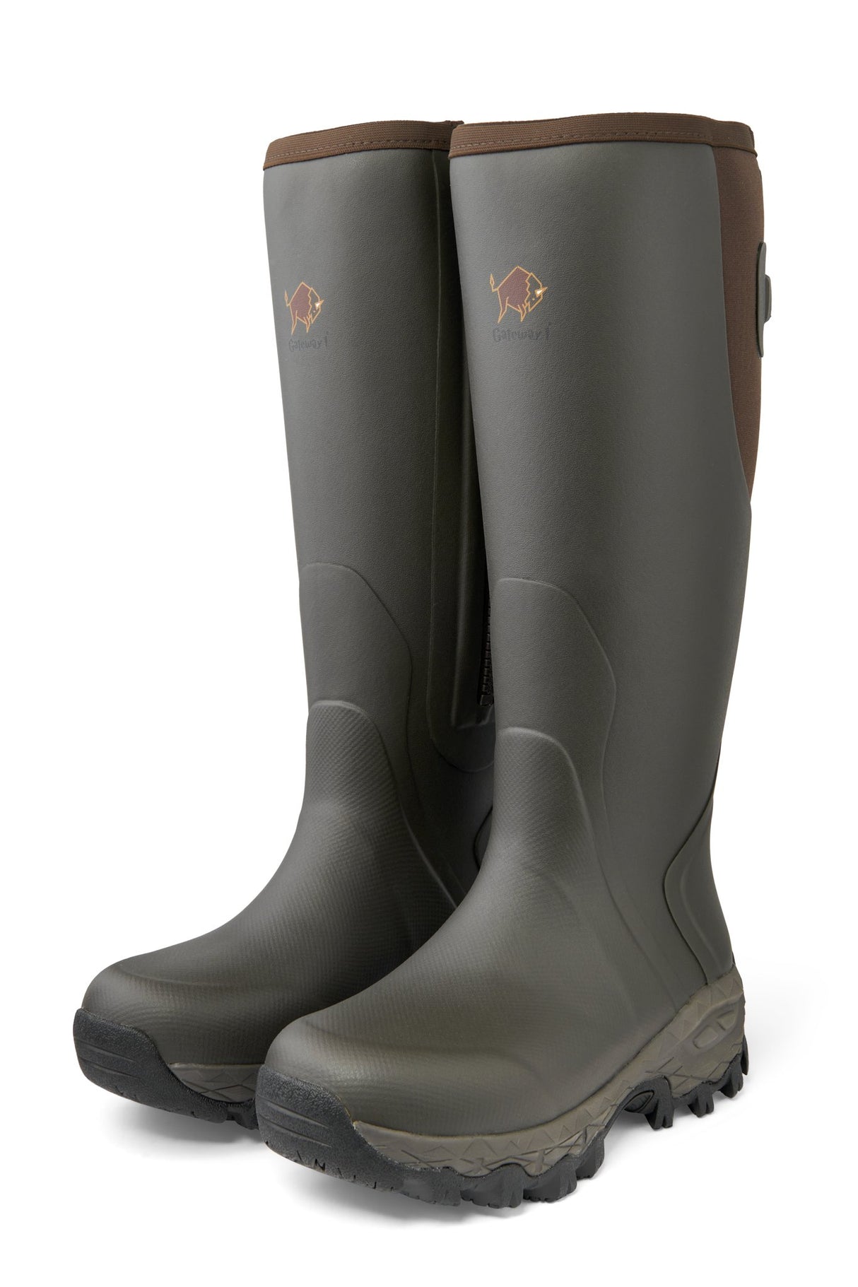 Gateway1 Moor Country Lady 17" 3mm side-zip - Dark brown