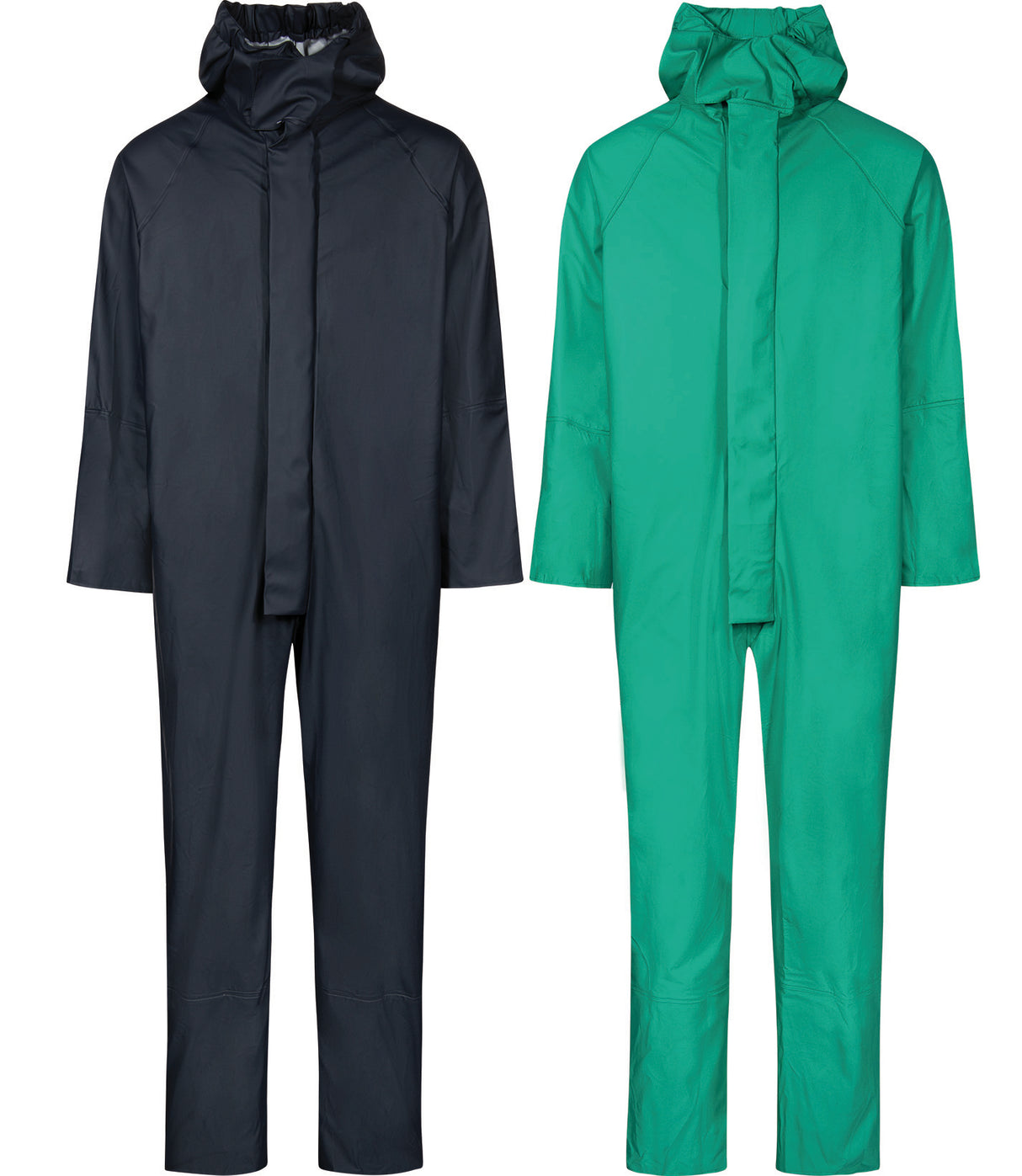 Kemidragt i kraftig PU/PVC kvalitet - Navy